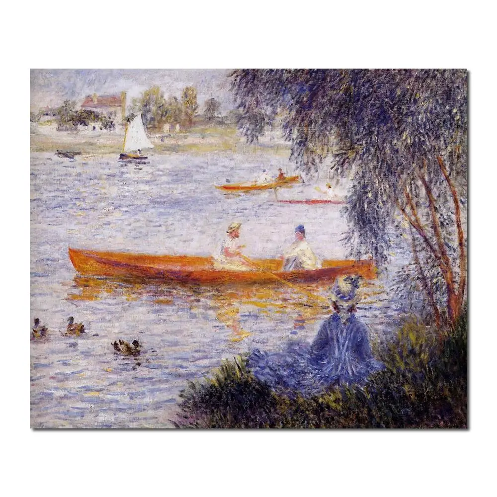 

art reproductions canvas Boating at Argenteuil by Renoir Pierre Auguste Renoir painting Hand-painted High quality