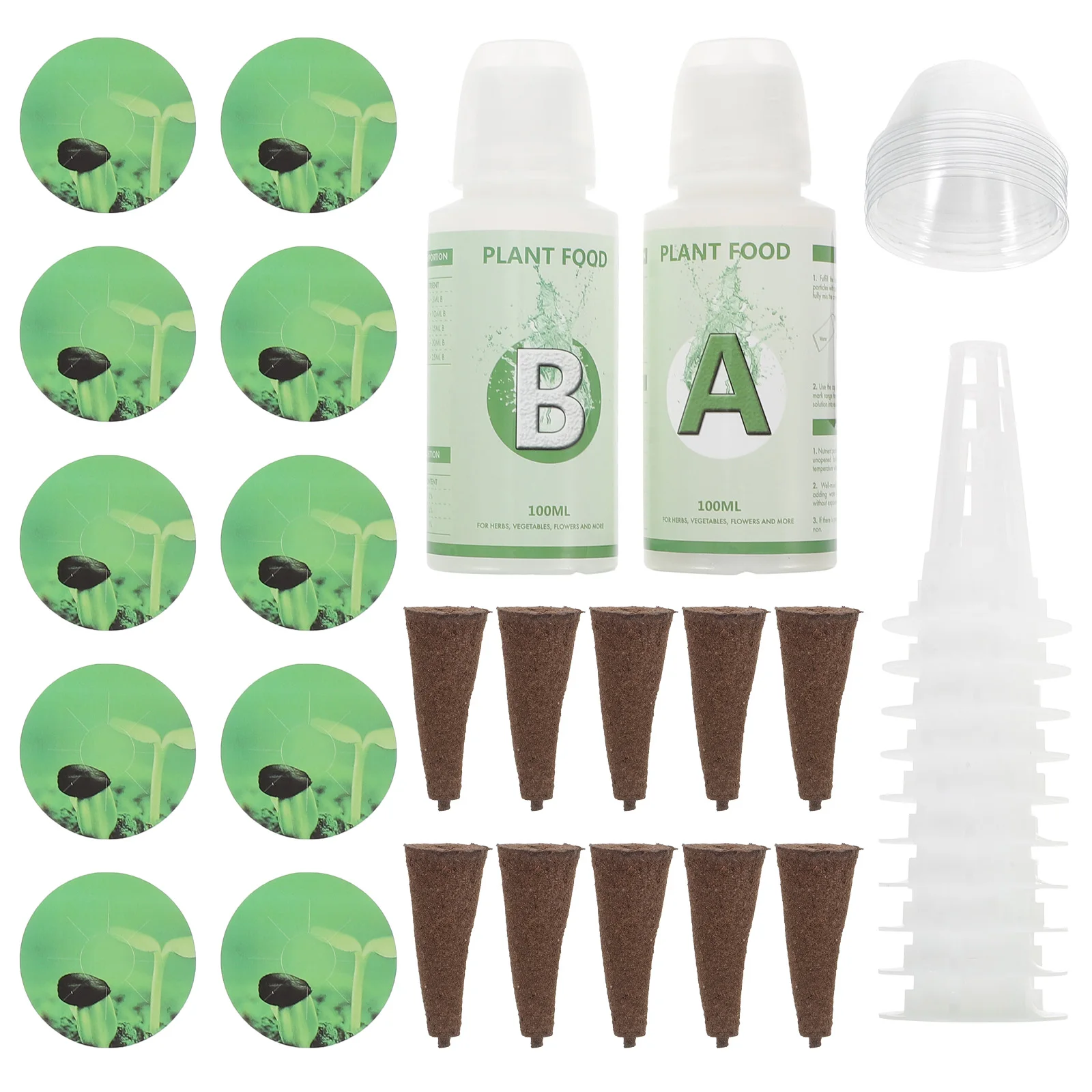 

Planting Basket Set Hydroponic Garden Accessories Growing System Kit Flower Pots Hydroponics Baskets Vegetable