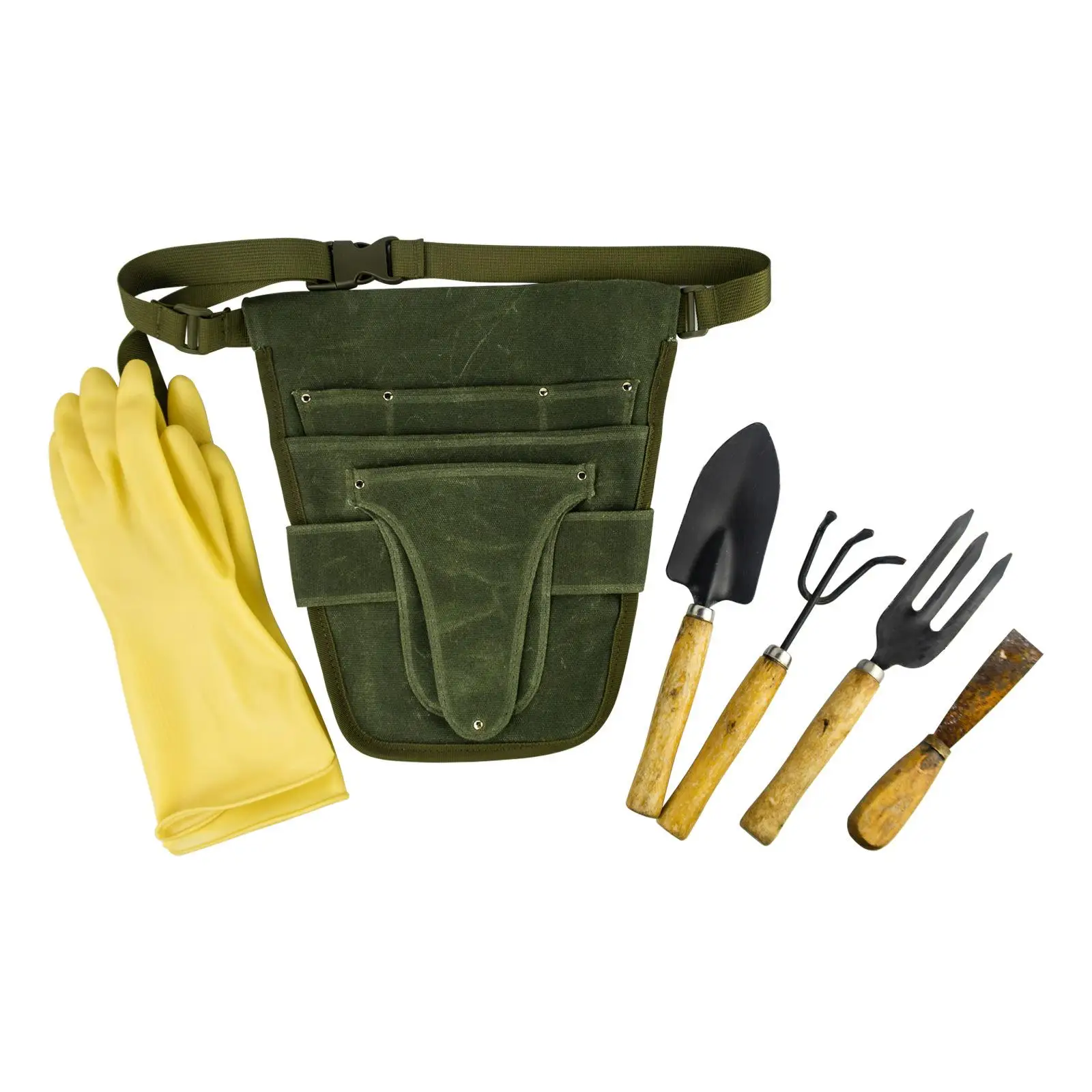 Imagem -05 - Handy Garden Tool Belt com Bolso Múltiplo Heavy Duty Small Tool Belt Pouch Ferramentas de Jardinagem ao ar Livre