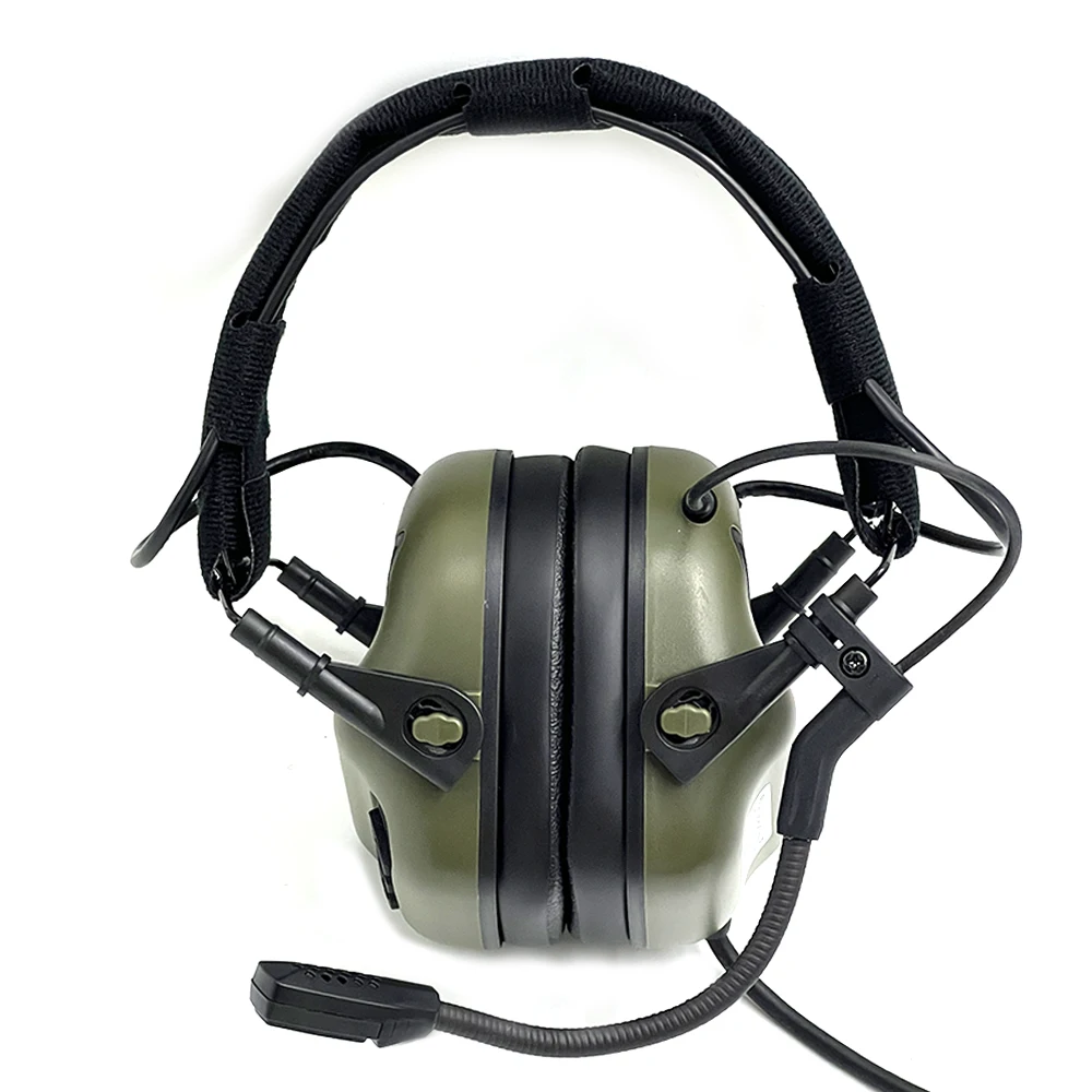 غطاء للأذنين للرماية من EARMOR M32 سماعة رأس تكتيكية للحد من الضوضاء مع محول EARMOR M51 PTT مناسب للصيد وإلغاء الضوضاء