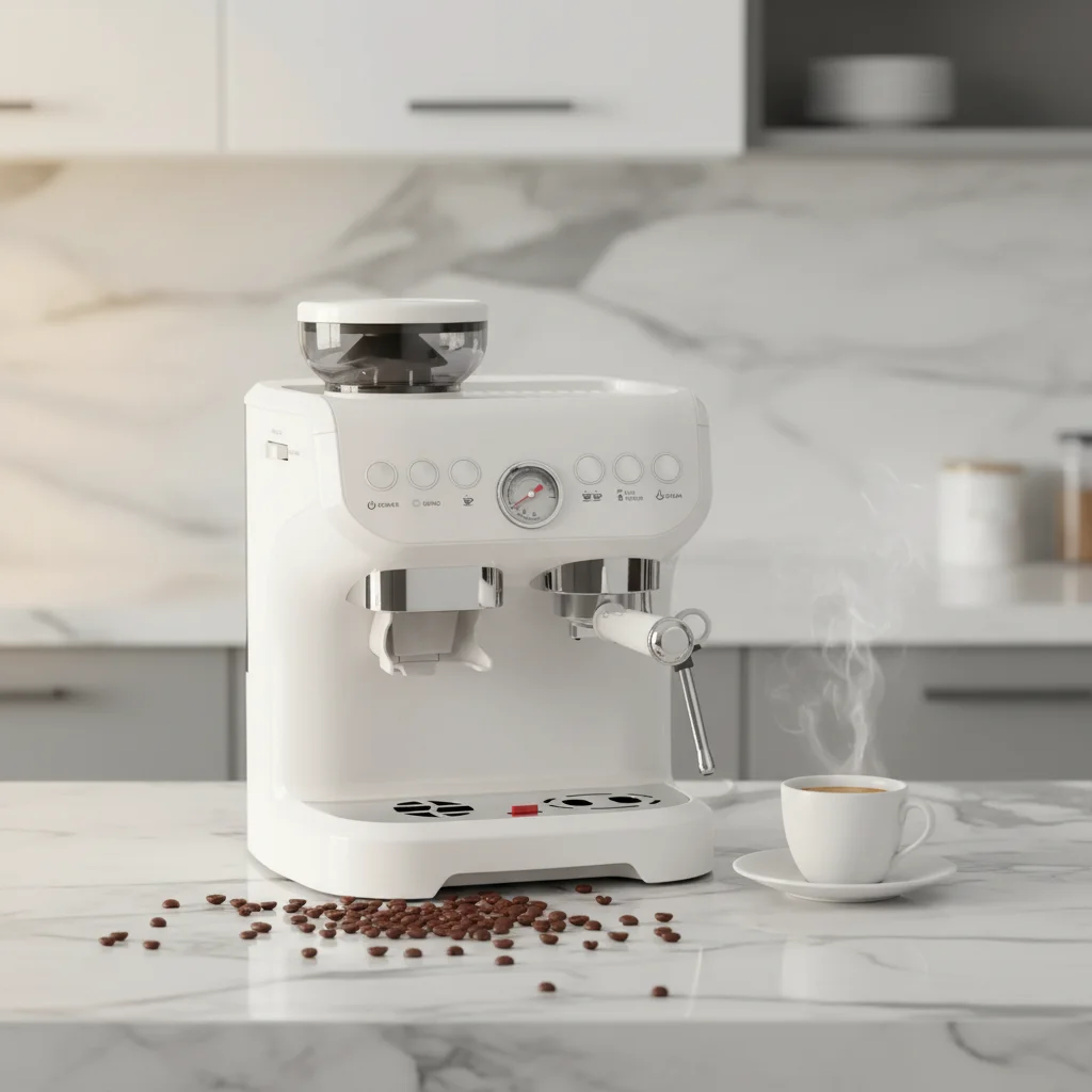 Hot Sale Semi-Automatic Espresso-machines-coffee Programmable Coffee Maker for Home Office Hotel Use EU with Milk Froth Wand
