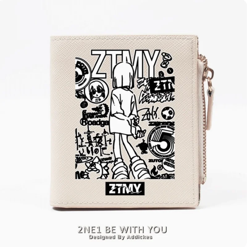 AnimeZutto Mayonaka delinoni Fashion Wallet PU Purse Card Coin Zipper Money Bag Cosplay Gift B618