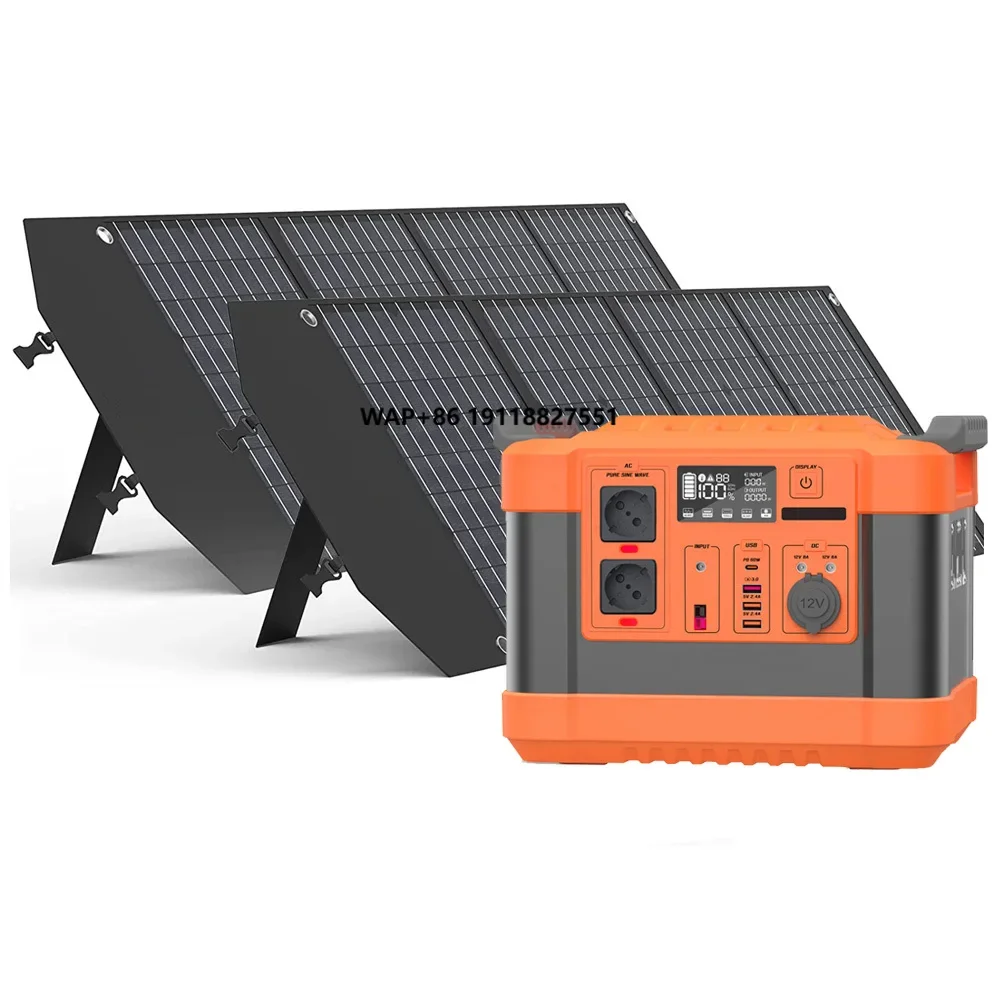 

Ультрабыстрая солнечная зарядка, солнечный генератор 220 В, номинальная мощность 1000 Вт, 1200 Вт, 2000 Вт, портативная электростанция, солнечный генератор для кемпинга