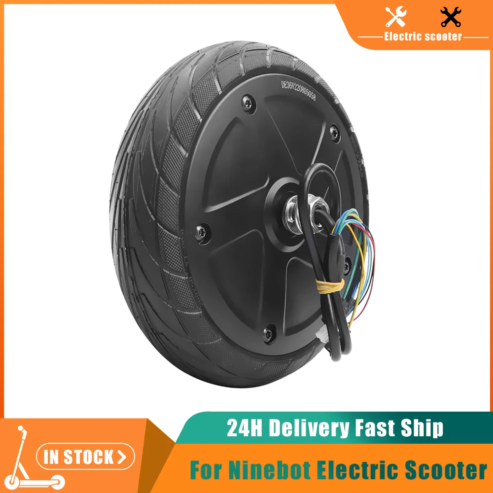 

350W Motor Engine For Ninebot ES1 ES2 ES3 ES4 Electric Scooter Front Driving Wheels Motor Assembly Kit Repair Replacement Tires