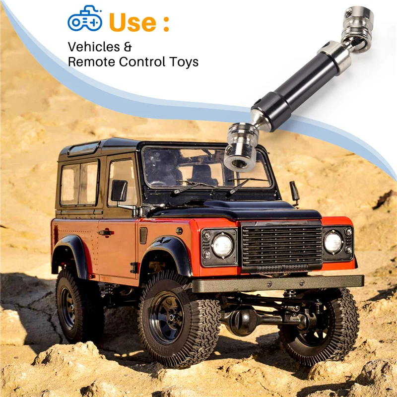 BEDW-1Pcs Metal Rear Center Drive Shaft Cvd Transmission Shaft For 1:12 Wltoys 12428 12423 Rc Car Short Course Desert Buggy Off-