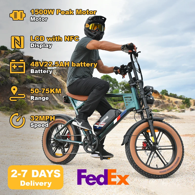 

Электрический велосипед ES2S, 1500 Вт, электронный велосипед для бездорожья, 48V2,5AH, электронный велосипед, 20 дюймов, электрический велосипед с шинами, литиевая батарея, мопед, электровелосипед