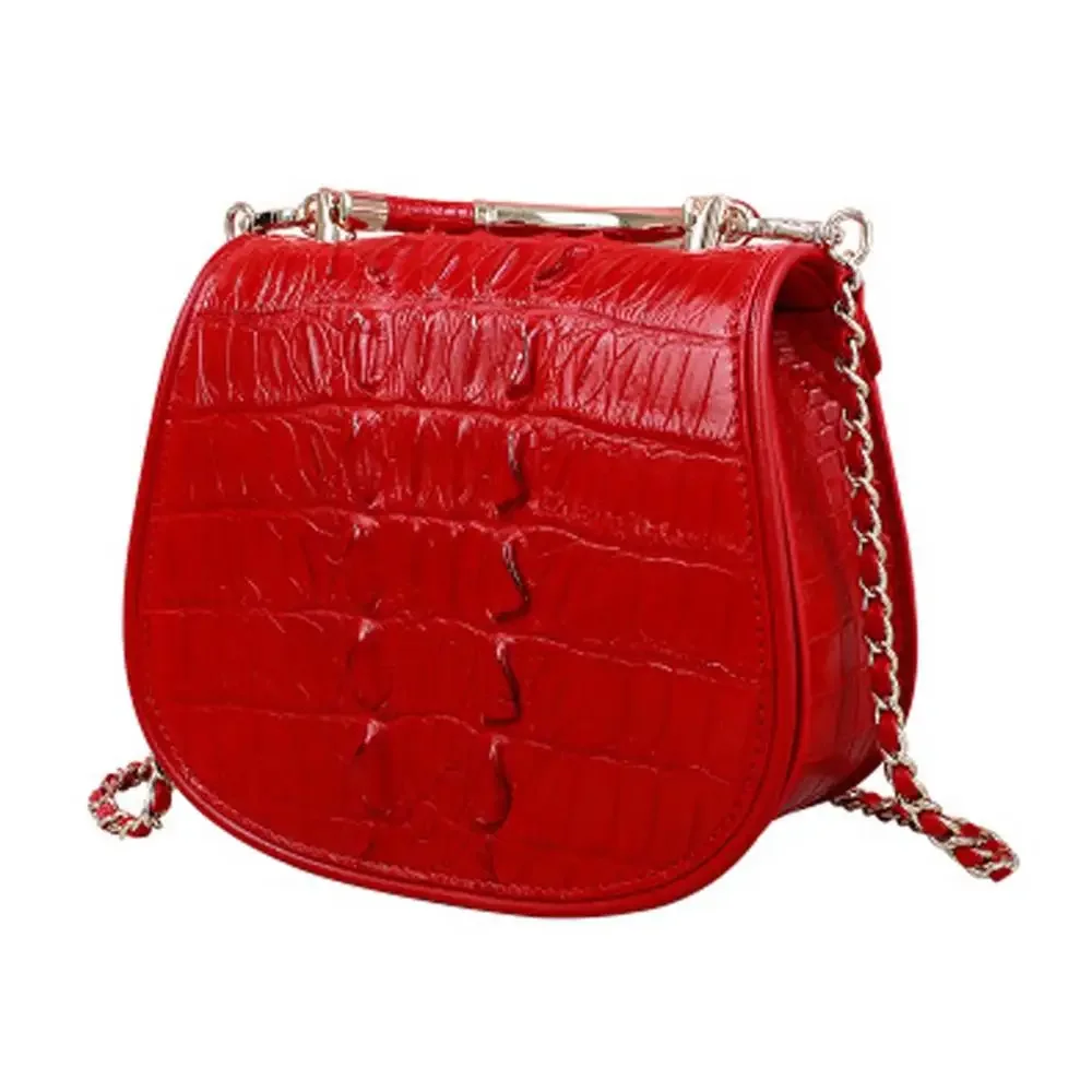 

Sanpijiang крокодил Женская сумка на одно плечо трендовая модная новая женская сумка из крокодиловой кожи