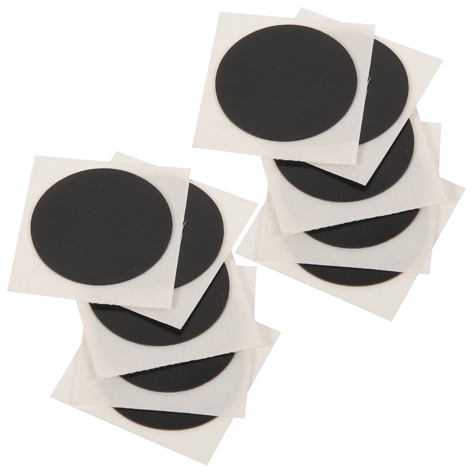 

10pcs Bike Tire Patch Kit Black Rubber Repair Patches for Tube Emergency Cycling Tools Storage Heavy Duty Tire Plug Kit