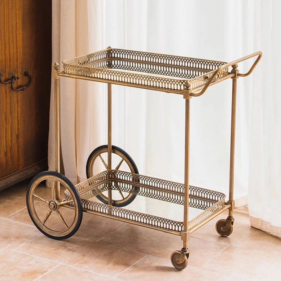 Table Vegetables Trolley Wheels Storage Rack Camping Salon Trolley Tool Box Nordic Professional Metal Handle Mobili Cucina Shelf