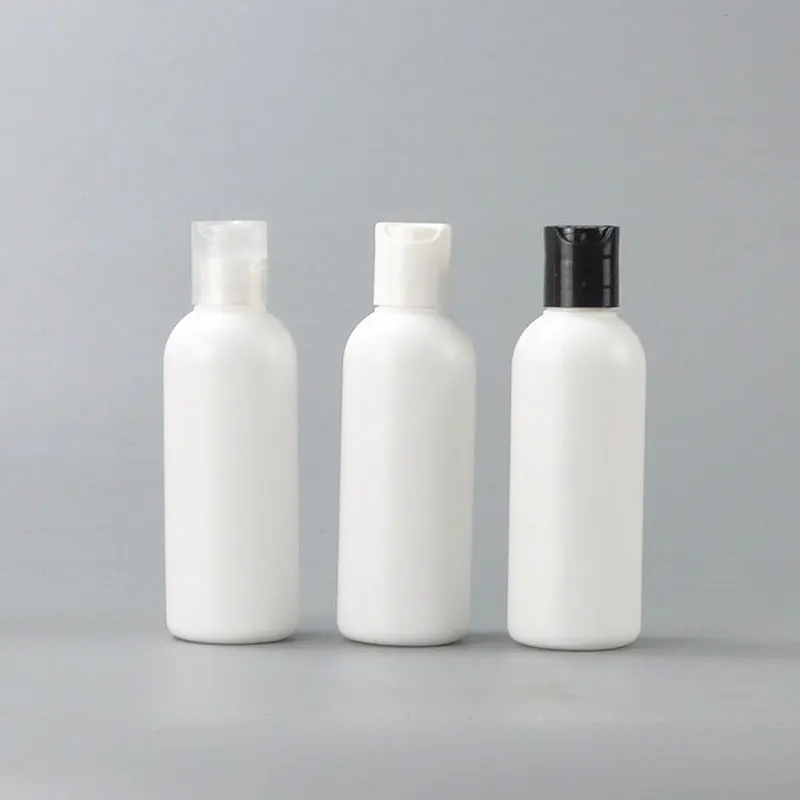 

30/50/100pcs100ml Plastic Cosmetic Toner Bottle Lotion Bottle Empty White Bottle With Cap Cosmetic Container Plastic Bottle