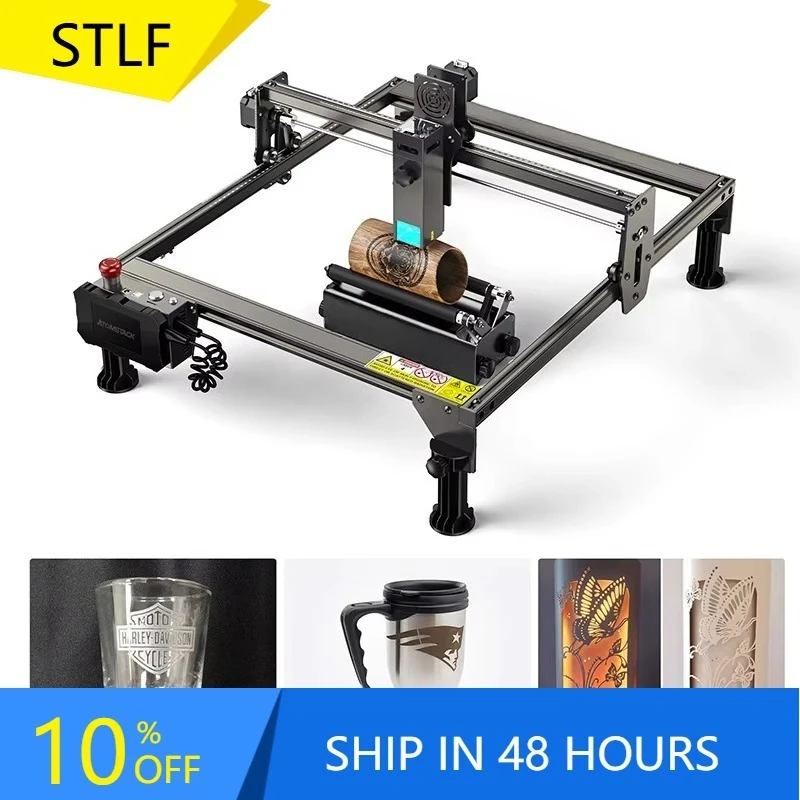 

Xiangyin ATOMSTACK S10 X7 Pro 50w Dual Engraving Machines With Y-axis Rotary Roller Module For Cylindrical Objects Cans Tu