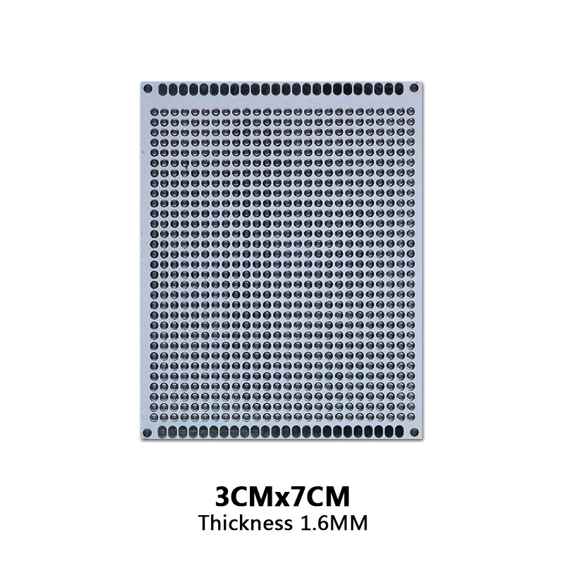 5/10PCS PCB Board Prototype Board White 3x7/7x9/9x15cm Thickness 1.2/1.6MM Double Sided Circuit Boards For DIY Soldering Project