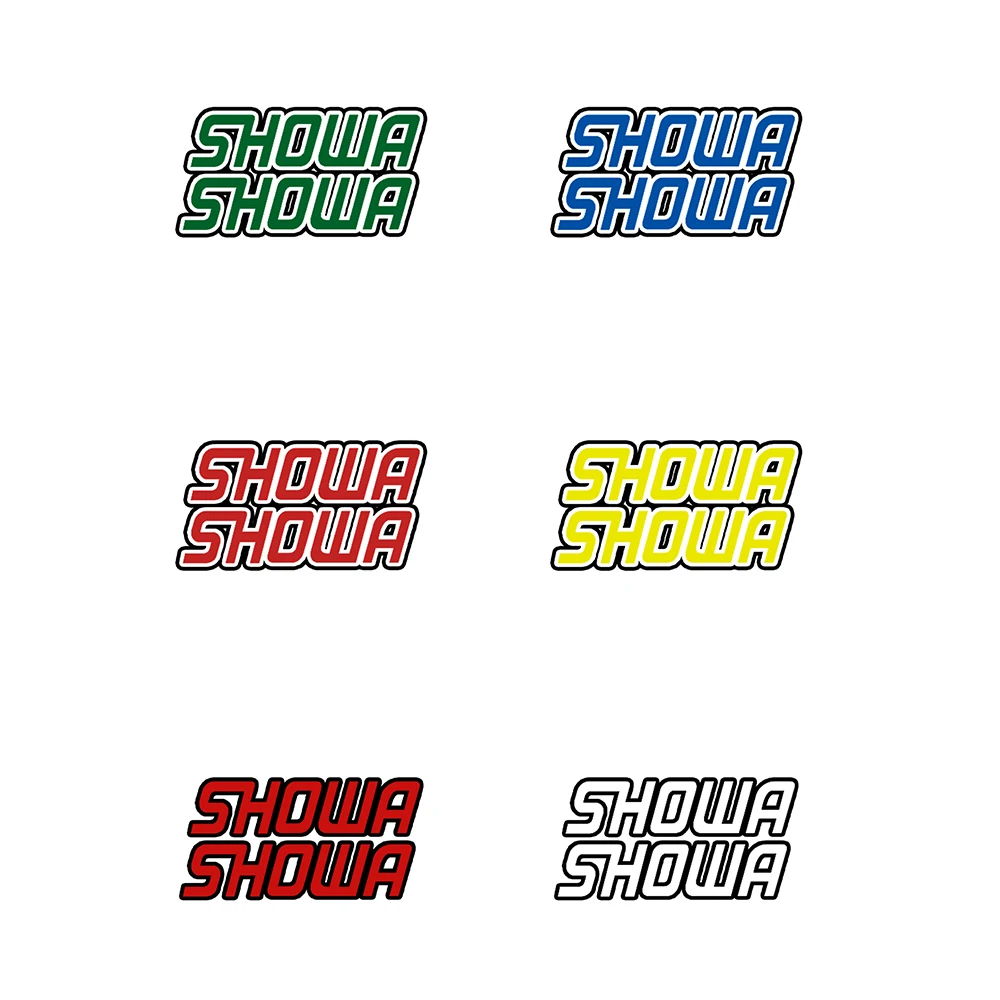

2pcs New Design for Showa Auto Sticker Personality Sun Block Scratch Applique Waterproof Creative Motorcycle Accessories,