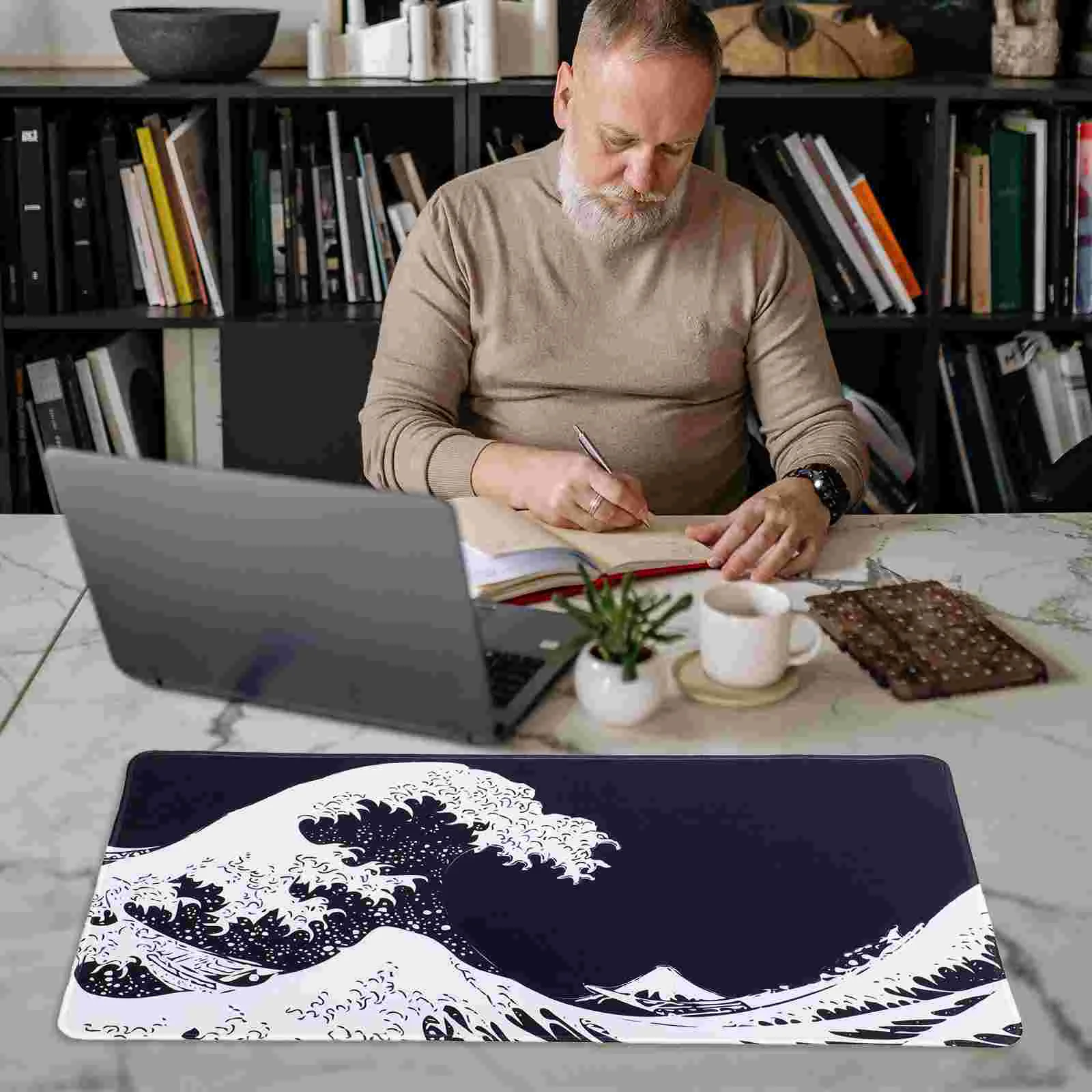 

Surf Mouse Pad for Office Anti-slip Laptop Non-slip Desk Mat Computer Mousepad Rubber