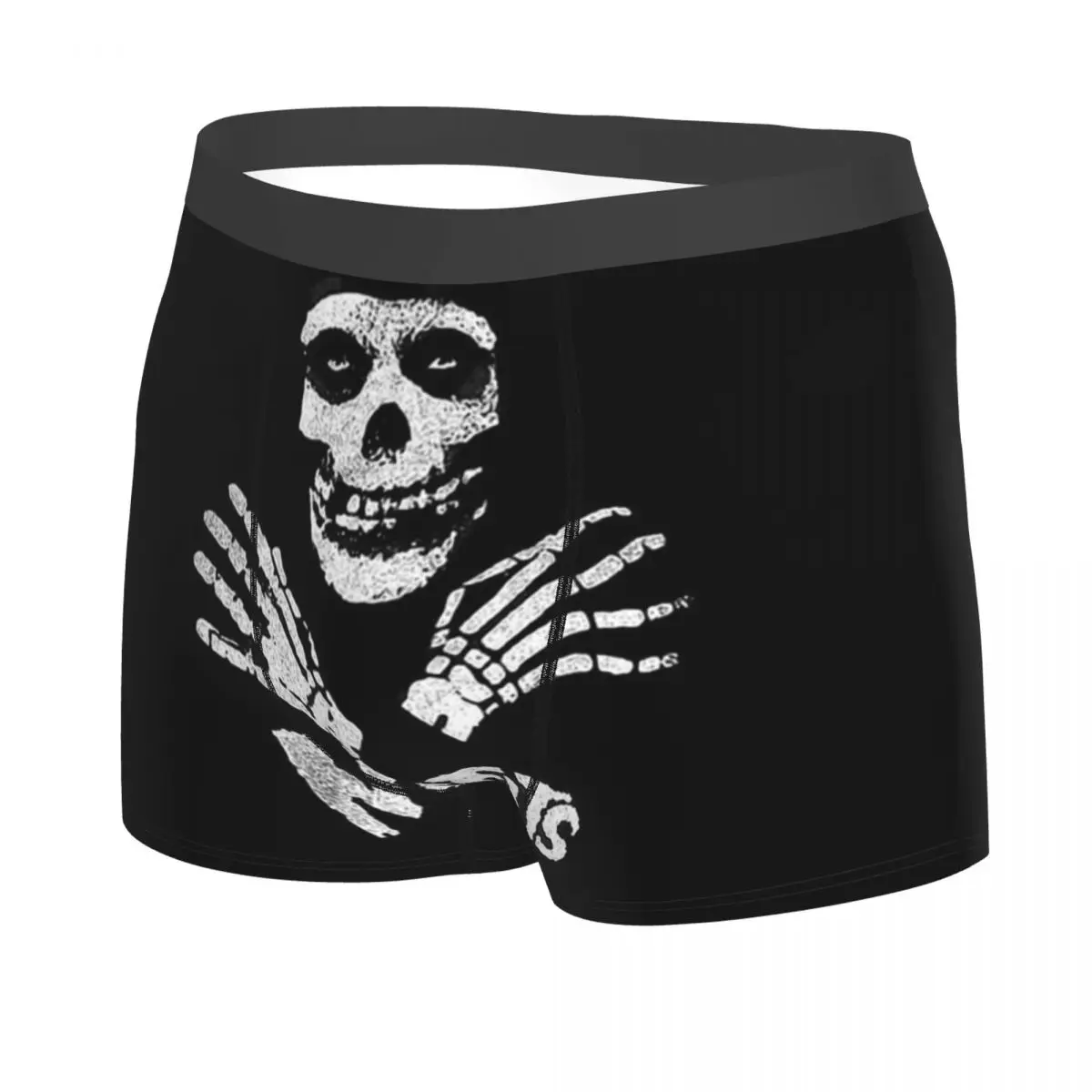 Men's Misfits Skull Underwear, altamente respirável Gift Idea, alta qualidade