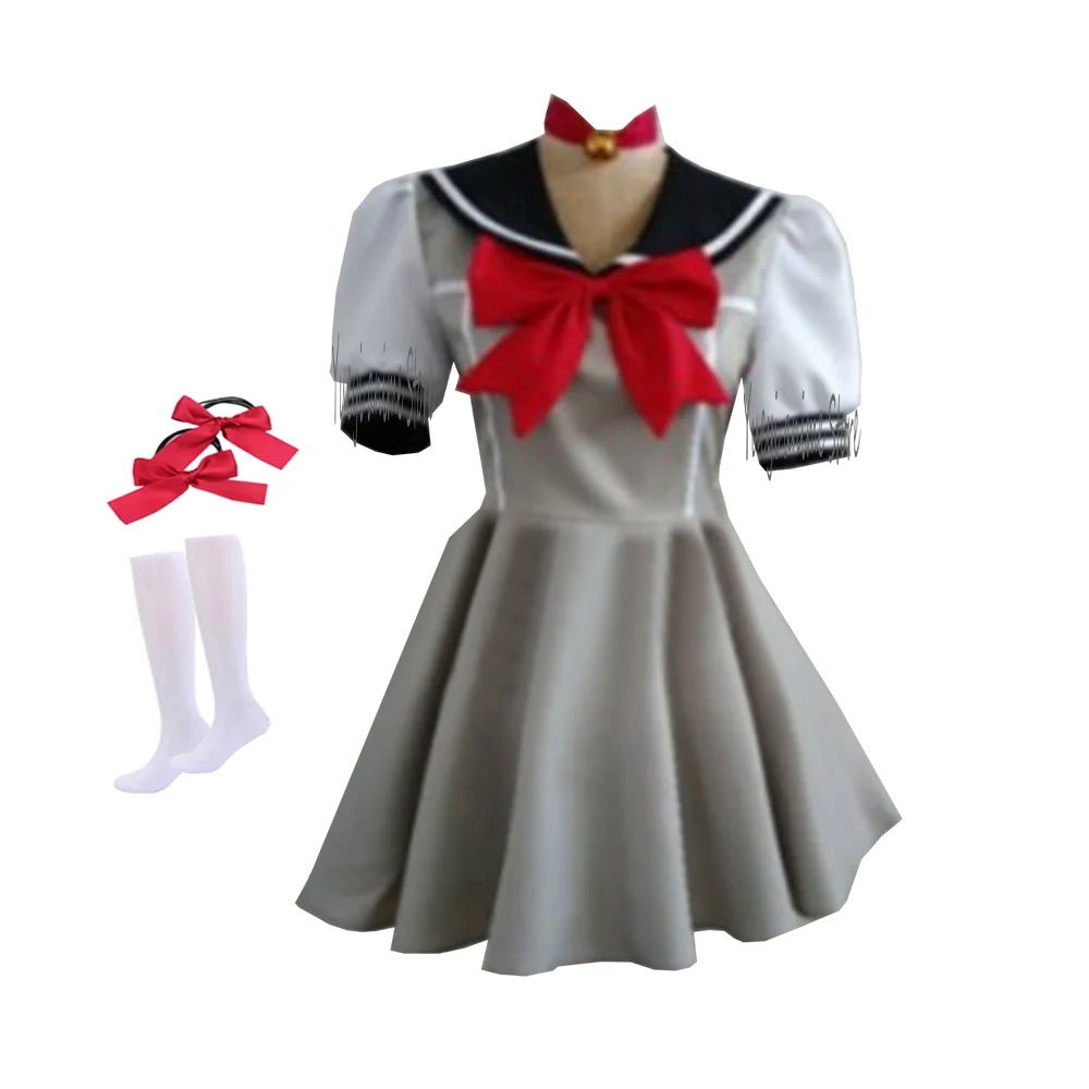 

Anime Cosplay Momomiya Short Sleeves School Uniform Costume Customize your size