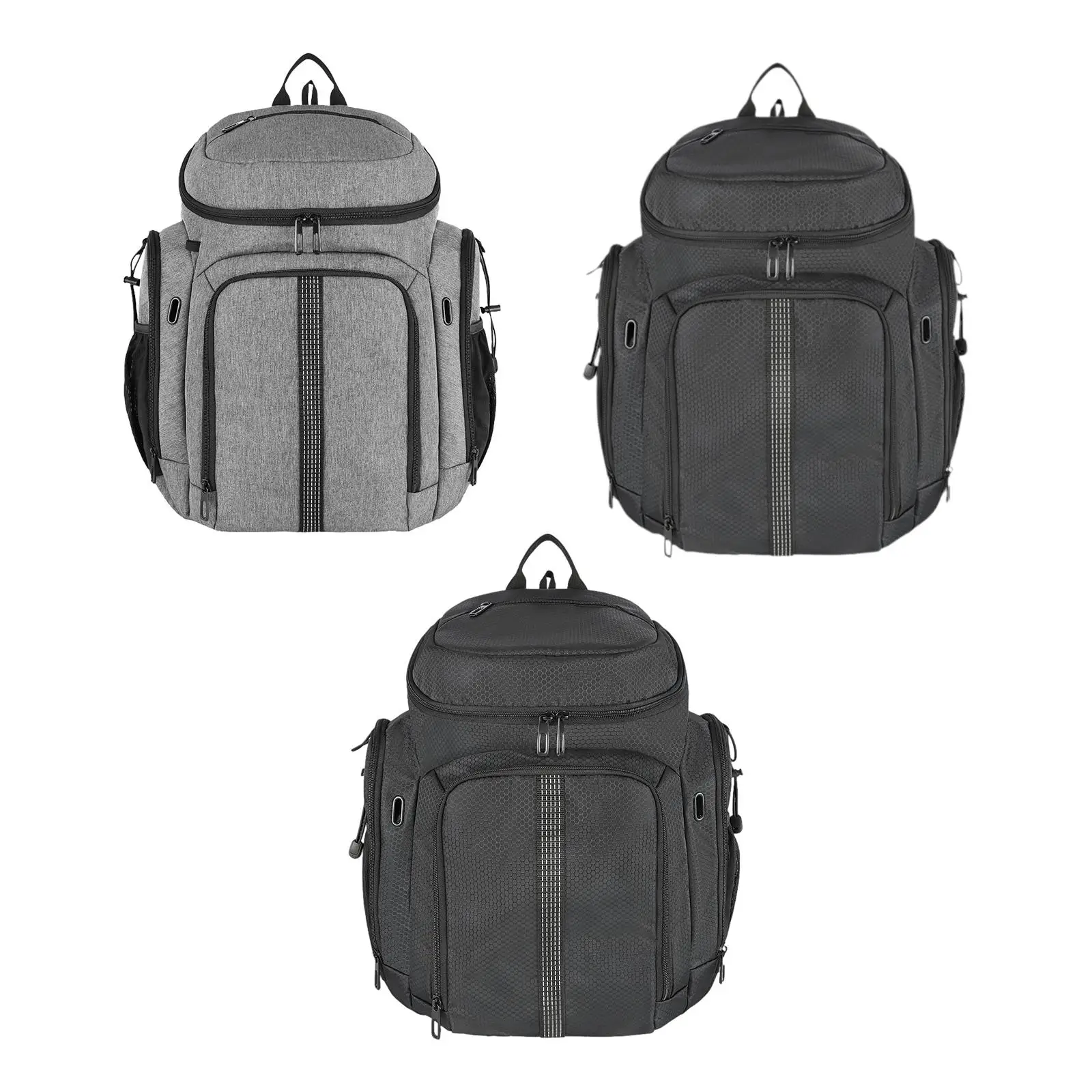 

Basketball Carrier with Compartments for Ball And Shoes, Adjustable Straps