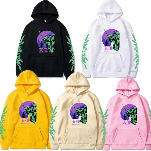 Neon Genesis Evangelion Neon Evangelion Hoodie Evangelion Sweatshirt Anime Cartoon Aliexpress