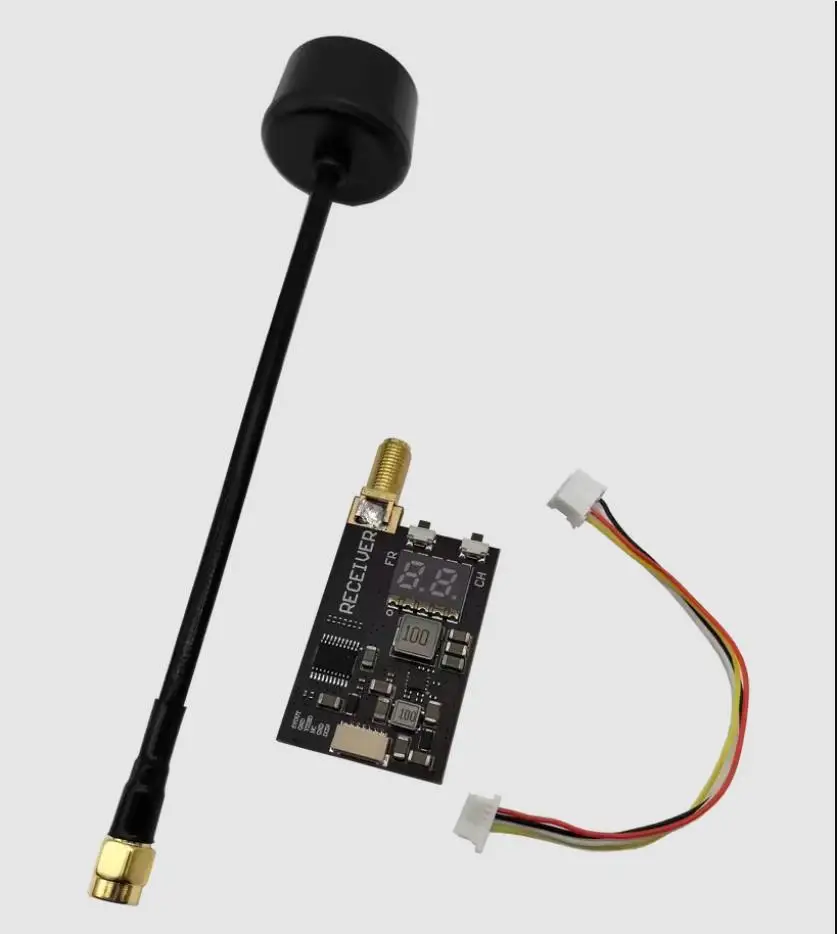 FPV 3.3G 64CH VRX FPV Wireless Image Transmission Analog Receiver Frequency Range 3060-3500MHz Automatic Channel Search FT3500