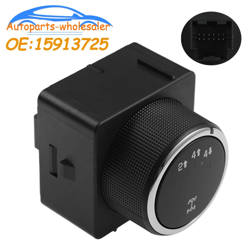 Interruptor selector de caja de transferencia de coche 15913725   Para Chevrolet Silverado 3500 2500 HD 1500 para GMC Sierra 2500 3500 HD Yukon XL 2500