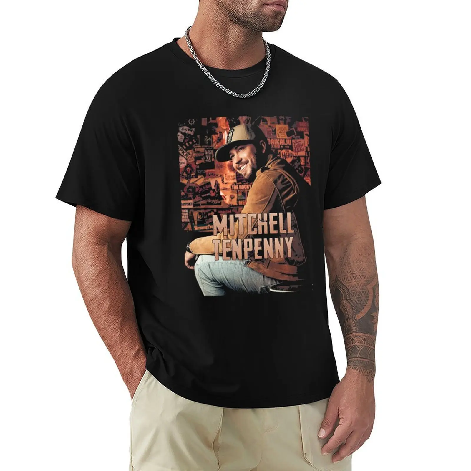 Ujanan Mitchell Tenpenny Tour 2019 T-Shirt Sport Basic Moisture Wicking Tee