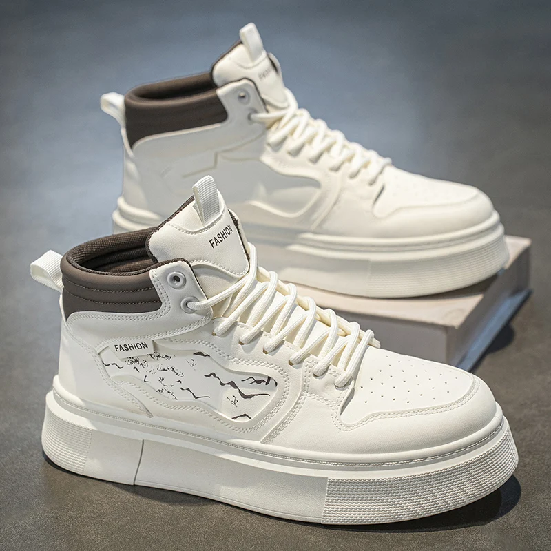 

Men's Hot Fashion Sneakers Autumn Designer New High-Top Lightweight Thick-Sole Height-Increasing Casual Trendy Shoes‌