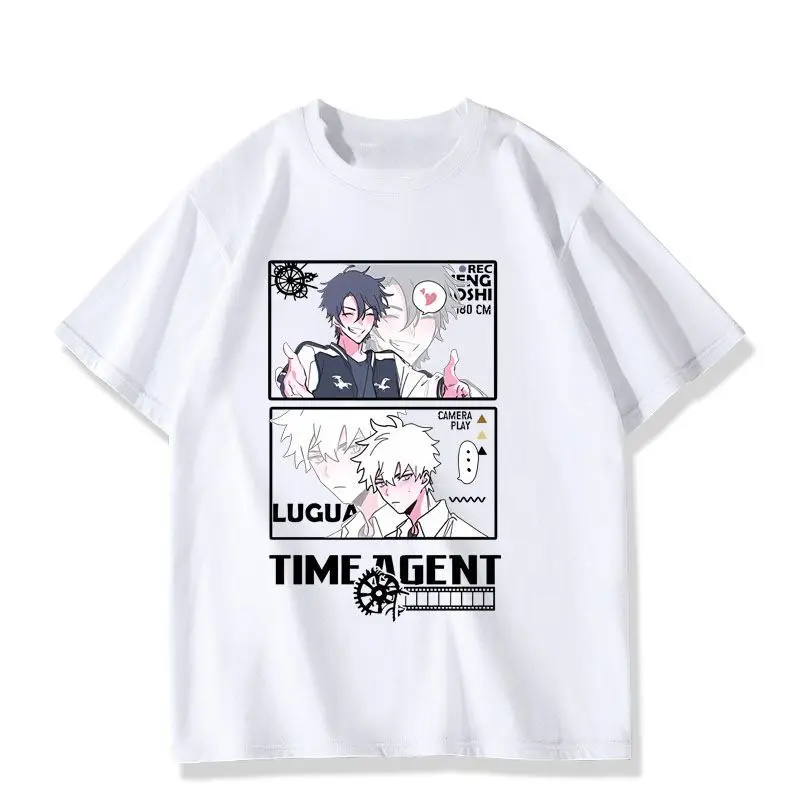 جديد أنيمي لينك انقر تشارلز لوكاس تأثيري مطبوعة تي شيرتات قصيرة الاكمام عادية المحملة موضة خمر القمصان تنوعا في الصيف