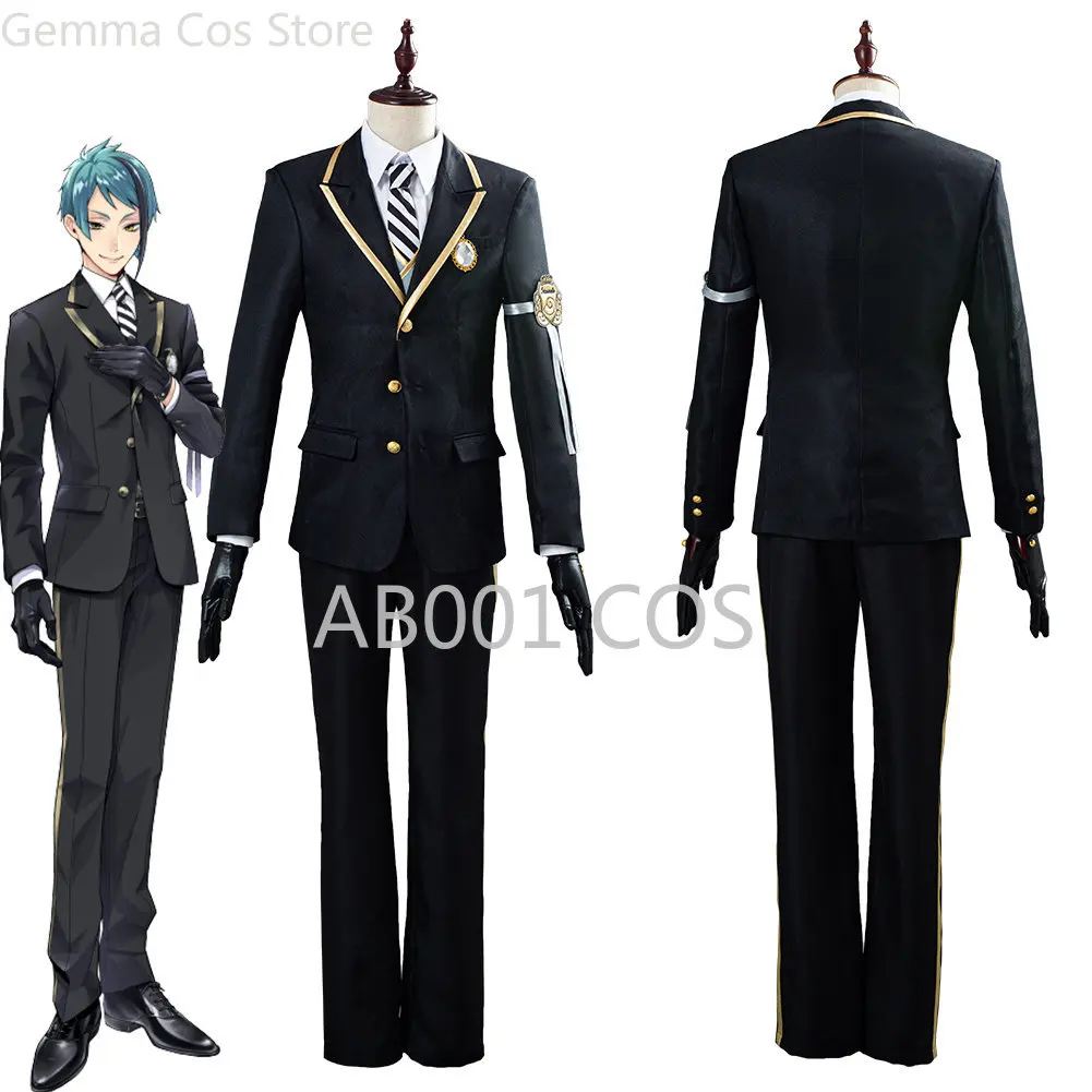 

Twisted Wonderland Cosplay Azul/Floyd/Jade Cosplay Costume Adult Uniform Outfit Full Suit Halloween Carnival Costumes