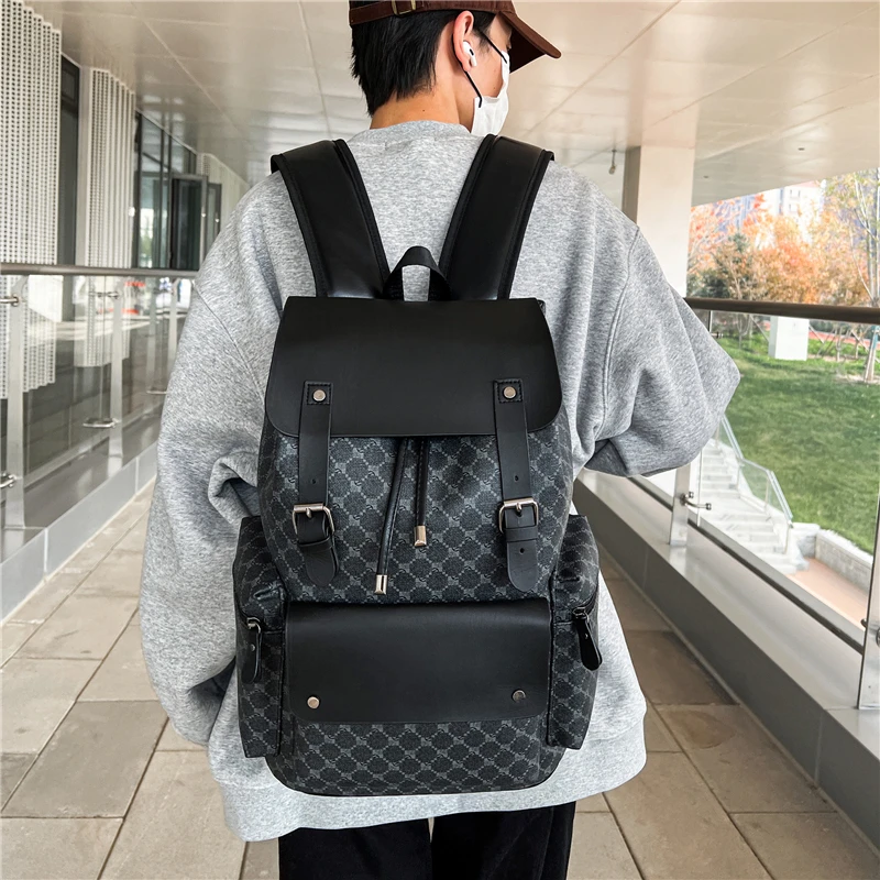 Floral Print Backpack Men Luxu - Streetwear Brand Backpack 评论和价格