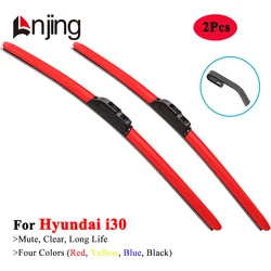 LNJING Colorful Car Wiper Blades For Hyundai I30 FD GD PD 2007 2009 2011 2012 2015 2016 2017 2018 2019 2020 2021 2022 2023 2024