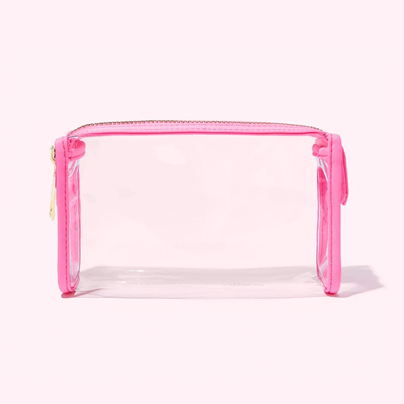 2024 High Quality New Transparent Wash Makeup Bag Travel PVC Waterproof Cosmetic Pouch Organizer Gift