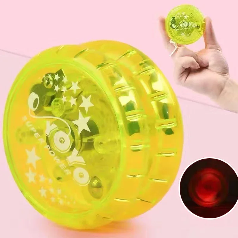 Flashing YoYo Ball Luminous Flashing Child Funny Toy YoYo Ball Toys for Kid Entertainment Children Gift Party Favour Classic Toy