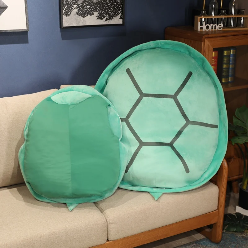 Large Size Huge Turtle Shell Plush Pillow Toy Big Tortoise Clothes Cover Skin for Sleeping Cushion Anime Game Gift Cosplay Props