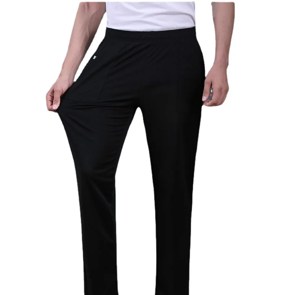 

Мужские эластичные рабочие брюки, сверхгибкие черные униформенные брюки, удобная эластичная талия для длительного переключения передач