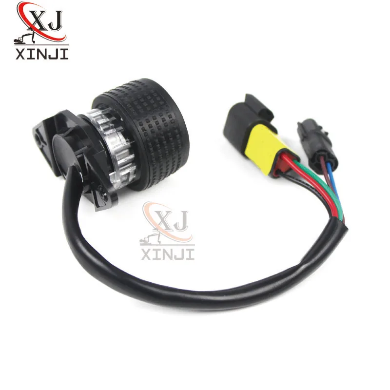 21Q4-20812 13A31-032 Throttle Knob Fuel for Dial - Excavator Knob for Hyundai R220-9SH R200-9 R210-9 Excavator Parts