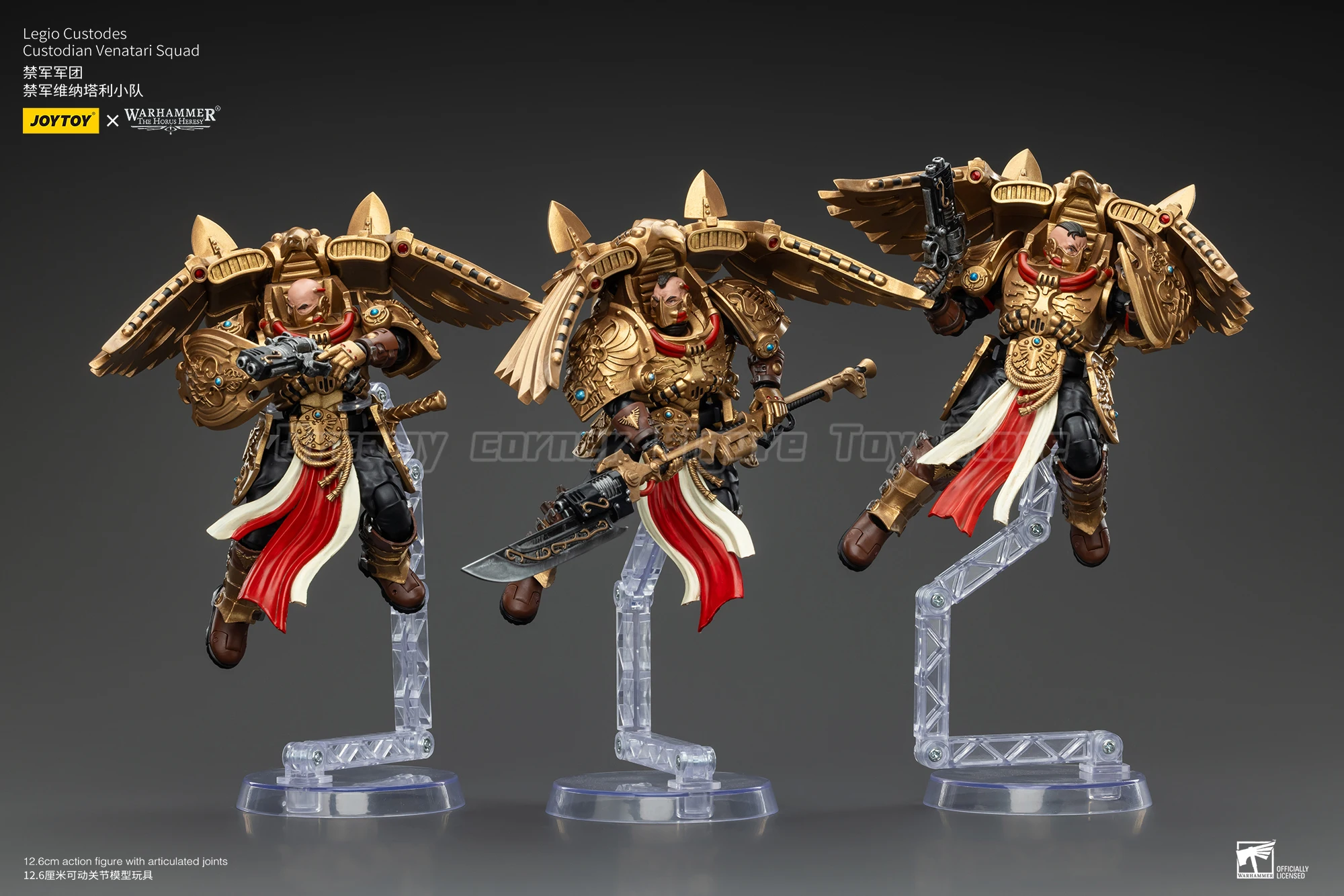 

【В наличии】JOYTOY Warhammer 40K Legio Custodes Custodian Venatari Squad 1/18 Фигурка Модель игрушки