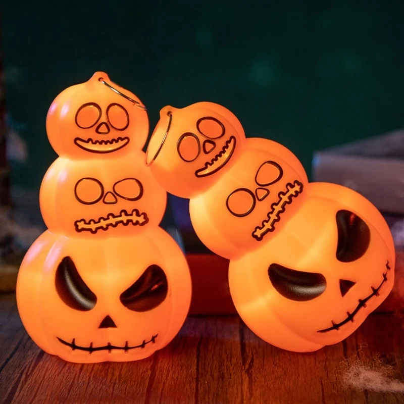 Lampada a forma zucca LED Statua Luce decorativa a risparmio energetico per Dropship per interni esterni