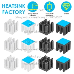10x10x10mm Aluminum Heatsink Cooling Radiator Electronics Cooler Heatsink for MOS GPU IC Chip