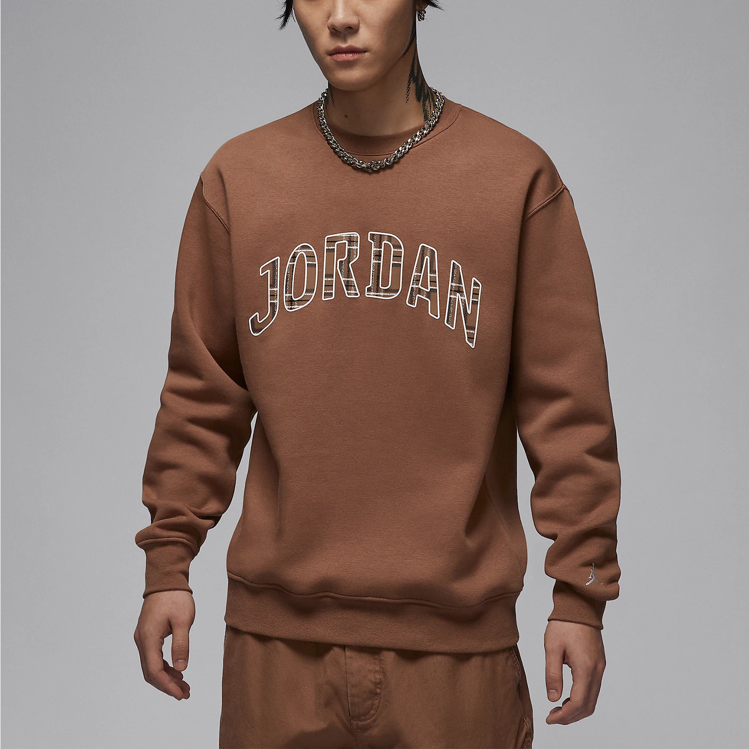 Sudadera retro de punto para hombre Nike JORDAN original con estampado para exteriores FV7461-223