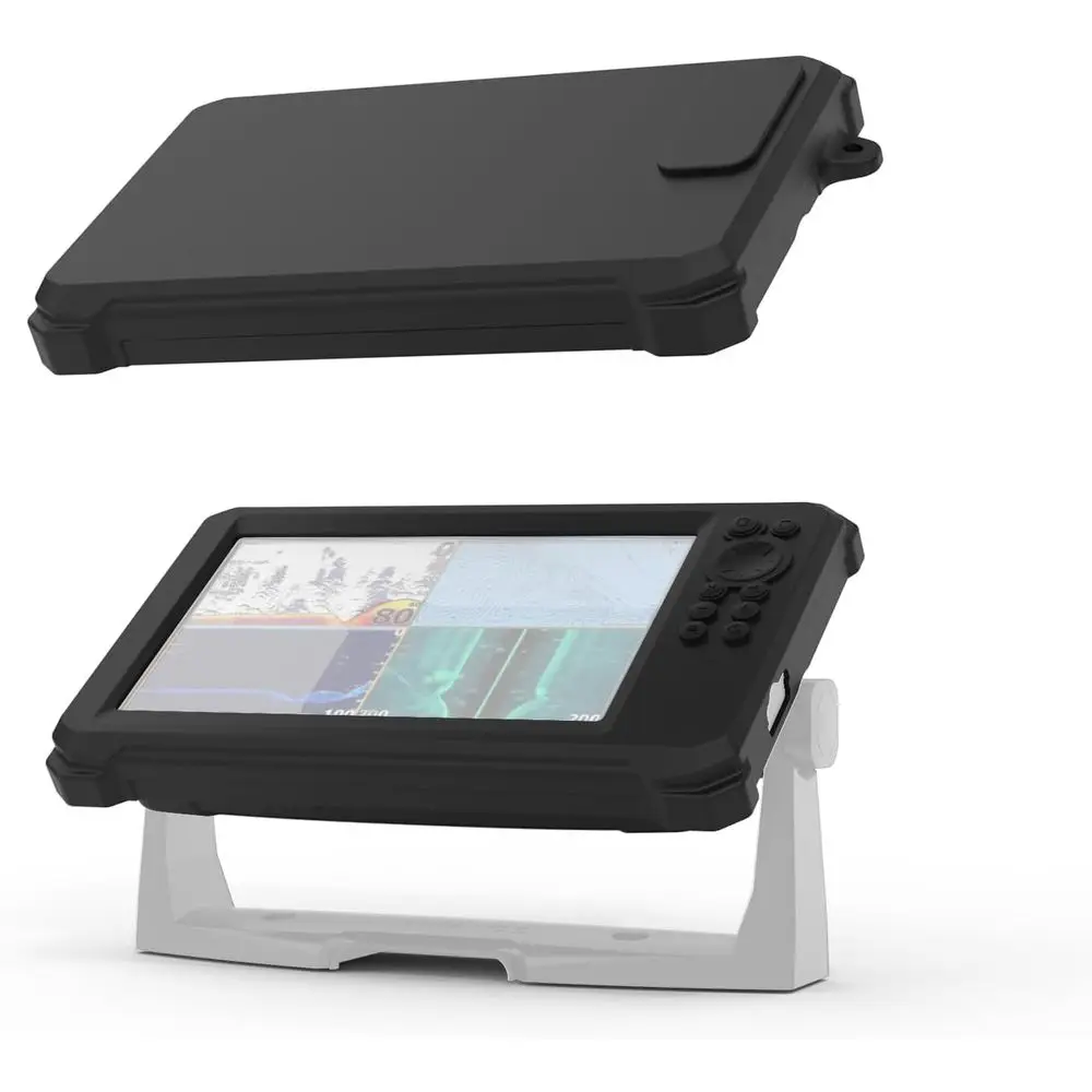 

Fish Finder Protective Silicone Skin Case and Sun Cover for Lowrance Eagle Eye 9’’ and Lowrance Eagle 9’’– Full-Coverage, Anti-S