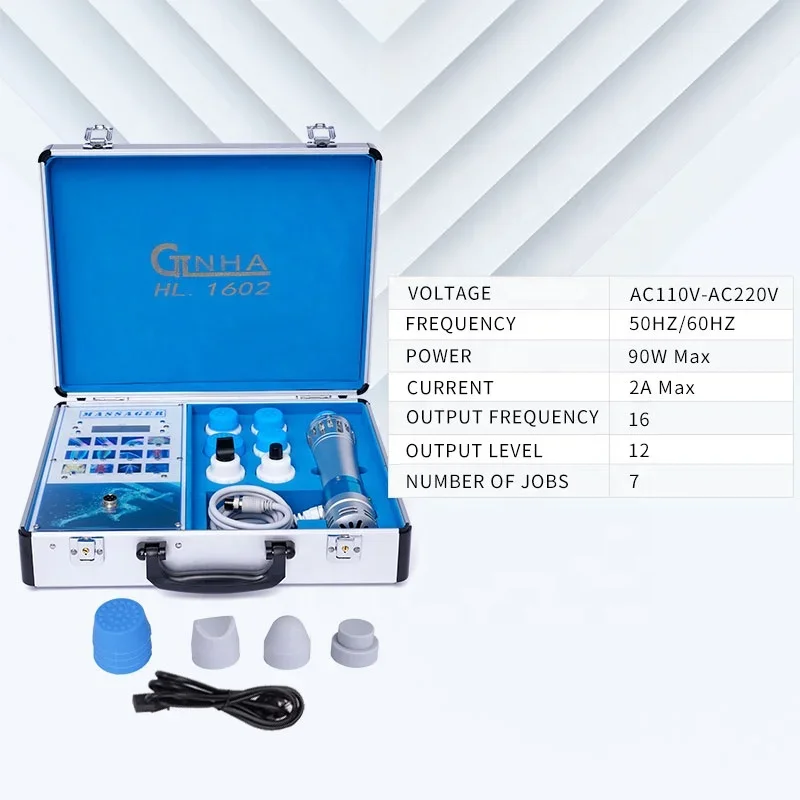 

Professional electromagnetic ed pulsed radial shockwave therapy machine for physical therapy