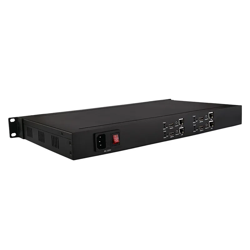 H265 Hevc 4 channel RTMP RTSP UDP SRT IP TV Streaming HDMI Encoder