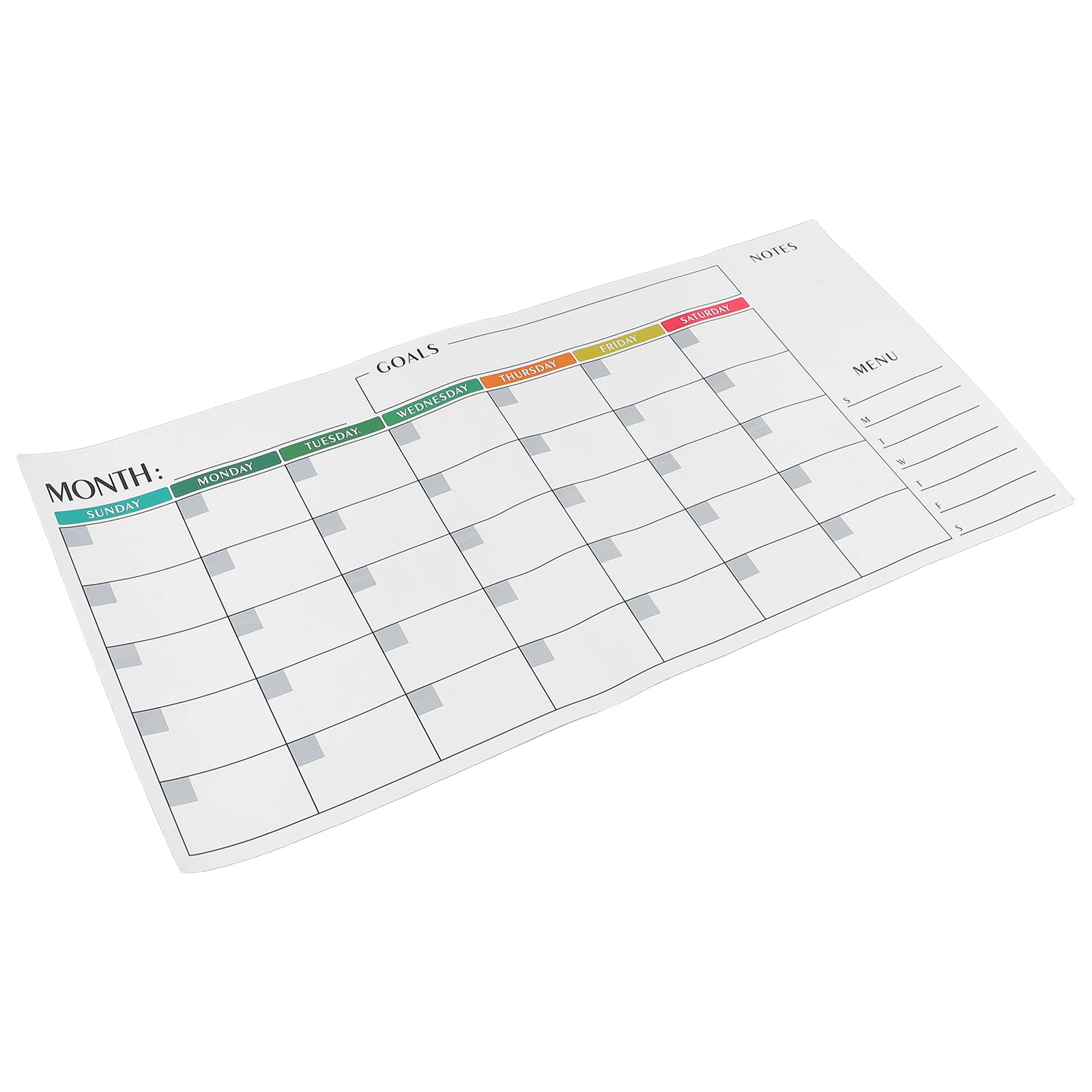 

Minimalist Wall Calendar Dry Erase Reusable Paper Monthly Planner Large Size Erasable Organizer For Family Office Home Use