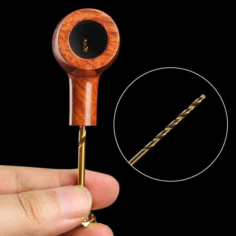 New Multifunction Wood Pipe Press Tamper For Tobacco Pipe Hollow Smoke Pipe Cleaner 3 In 1 Smoking Accessories