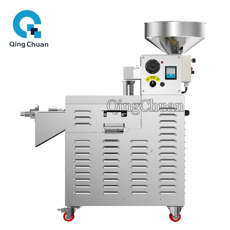 

Oil Press Machine S03 Home Peanut Seeds Squeezer Stainless Steel Business Sesame Sunflower Expeller Soybean Extraction