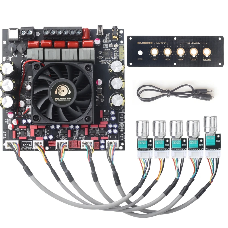 SOTAMIA TPA3255 서브우퍼 증폭기 600W+300Wx2 Bluetooth 전력 증폭기 AUX USB Amplificador 2.1 HIFI 홈 사운드…