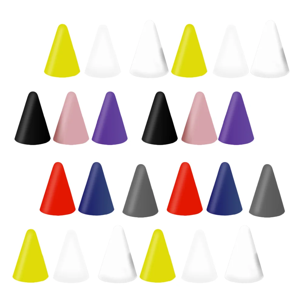 45 ชิ้นฝาครอบปากกาสไตลัสป้องกัน Dot Caps สําหรับสัมผัสแขนป้องกันซิลิกาเจลซิลิโคน Nibs