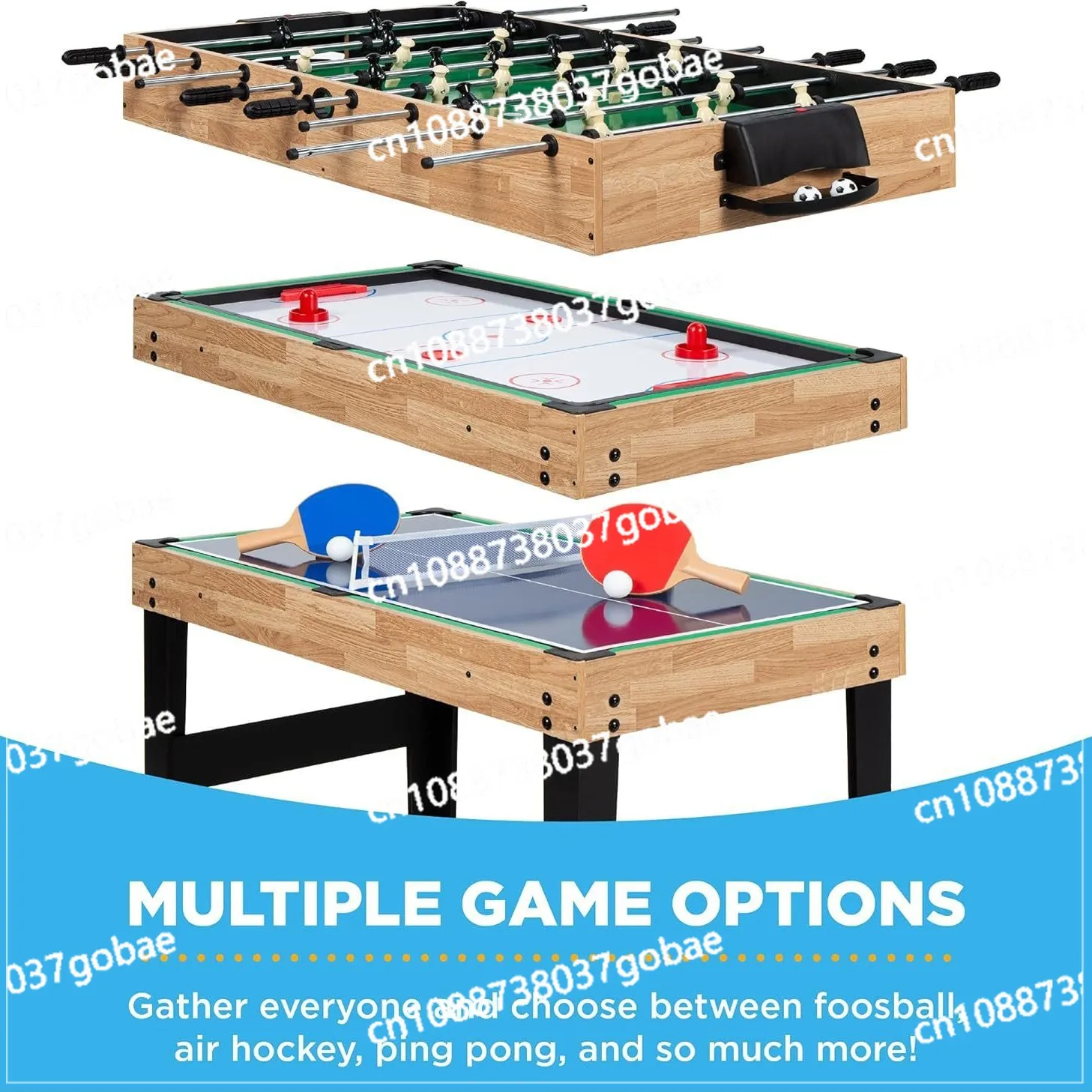Ten-in-one game table set 4 feet household table football multi-function game table