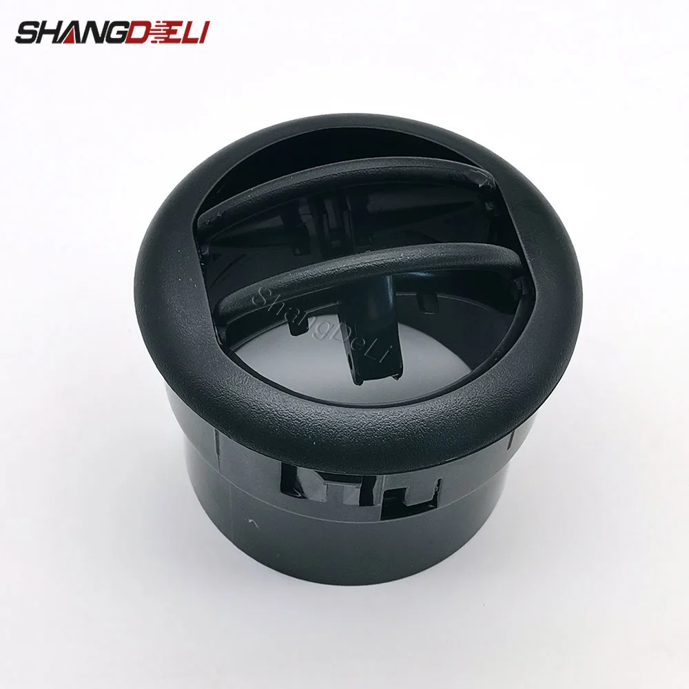 

Black Outlet Grille Cover Round Cover Car Dashboard Air Condition Vent Fit For Iveco 2014 AC Accessories