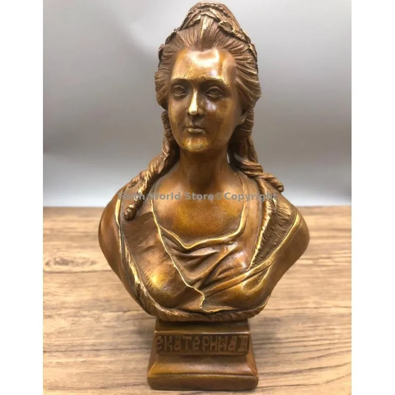 

Collection art bronze sculpture statue Russian Empire History Culture tsar Catherine the Great home office bar decoration art